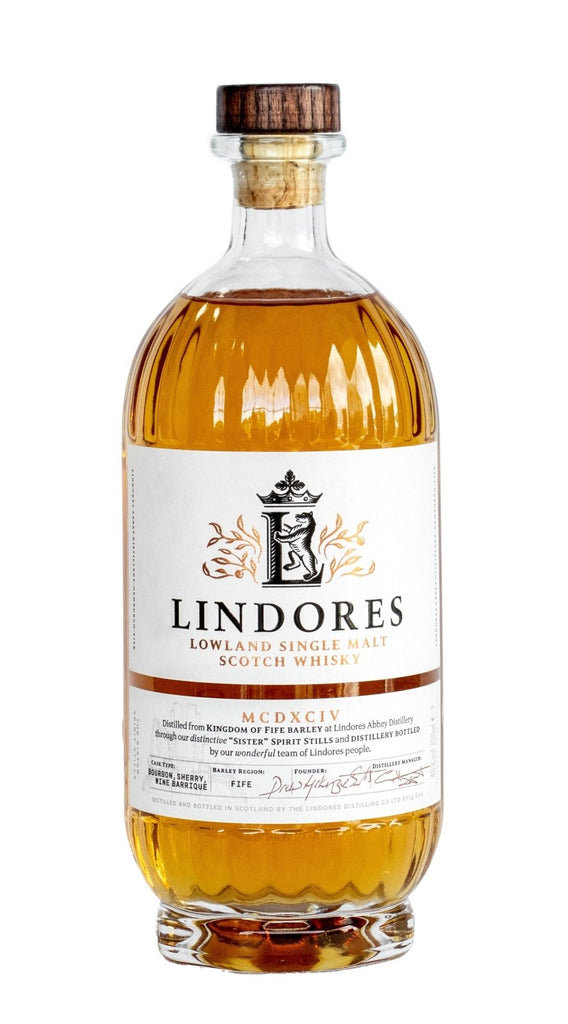 Lindores Abbey Distillery MCDXCIV (1494) Single Malt Scotch Whisky, 46.0% (20cl) - Whiskey - Caviste Wine