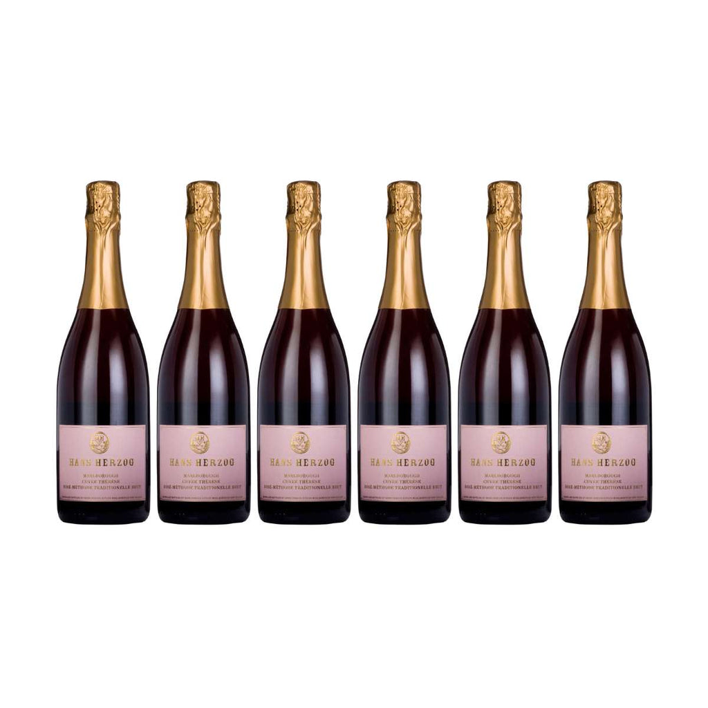 2015 Hans Herzog Cuvee Therese Rose Brut (Six Bottles) - Auction Case - Caviste Wine