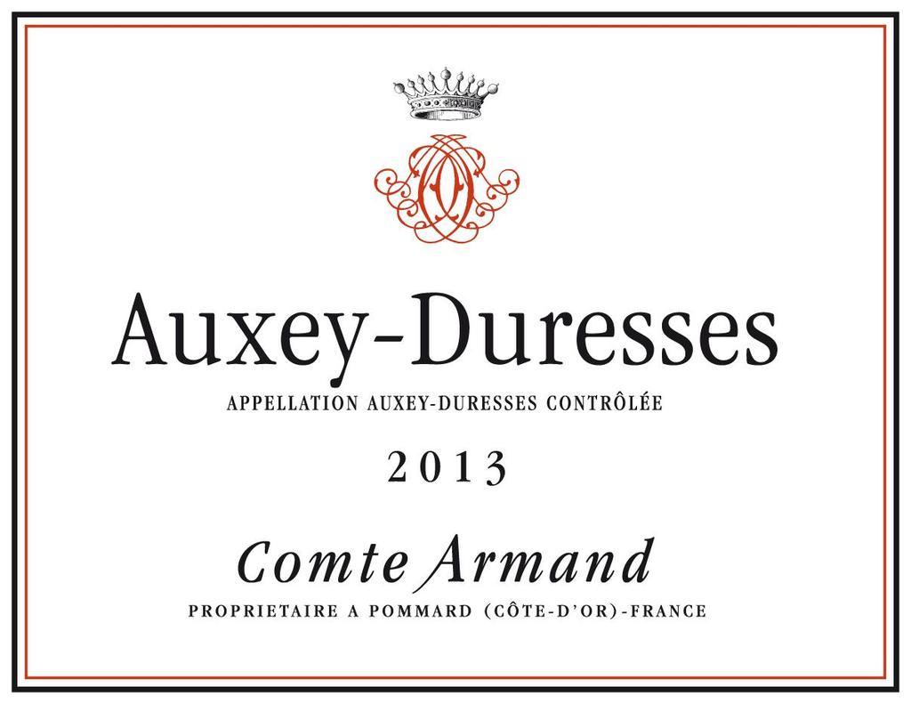 2021 Domaine du Comte Armand Auxey - Duresses Village Rouge - Red - Caviste Wine