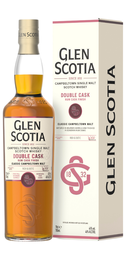 Bottle of Glen Scotia Double Cask, Rum Cask Finish, Single Malt Scotch Whisky, 46% - The Spirits Room