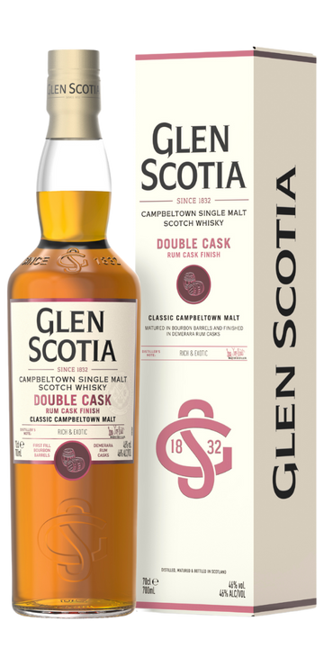 Bottle of Glen Scotia Double Cask, Rum Cask Finish, Single Malt Scotch Whisky, 46% - The Spirits Room