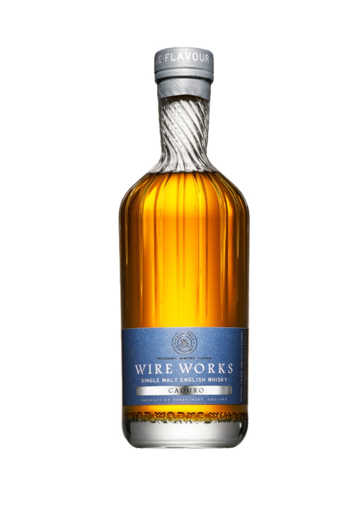Bottle of White Peak Distillery Wire Works Caduro English Single Malt Whisky, 46.8%
