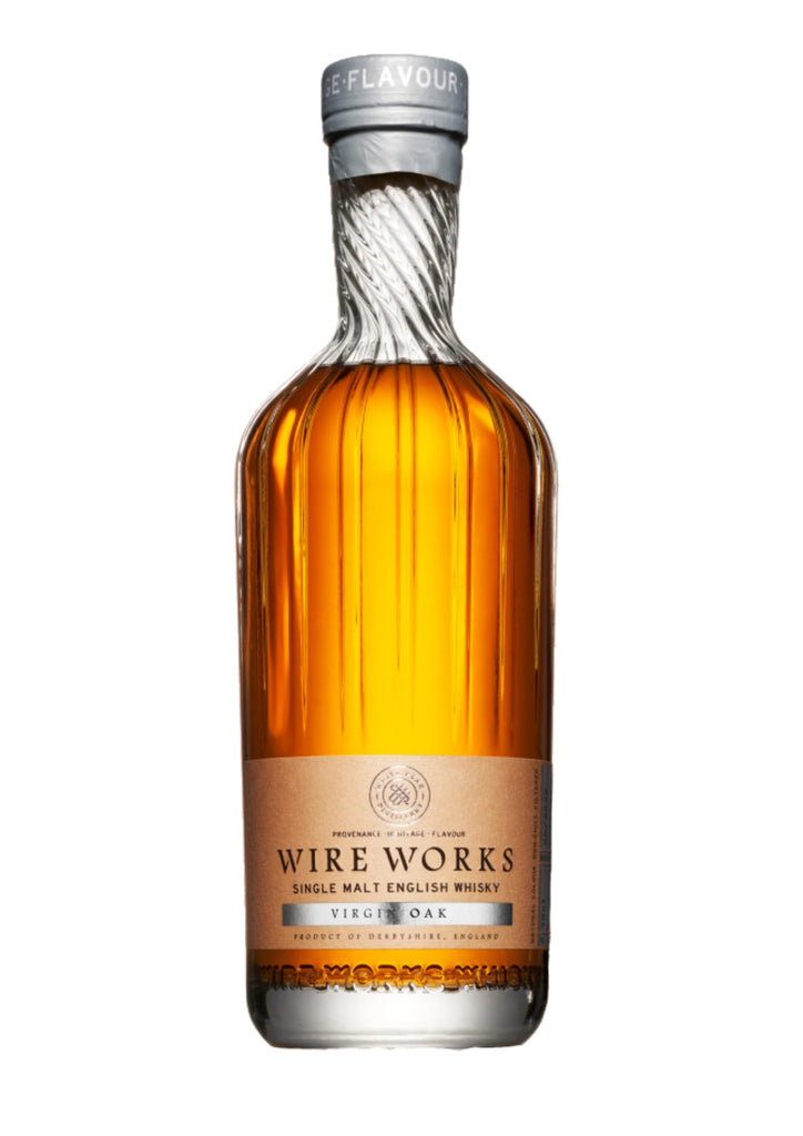Bottle of White Peak Distillery Wire Works Virgin Oak English Single Malt Whisky, 50.5%