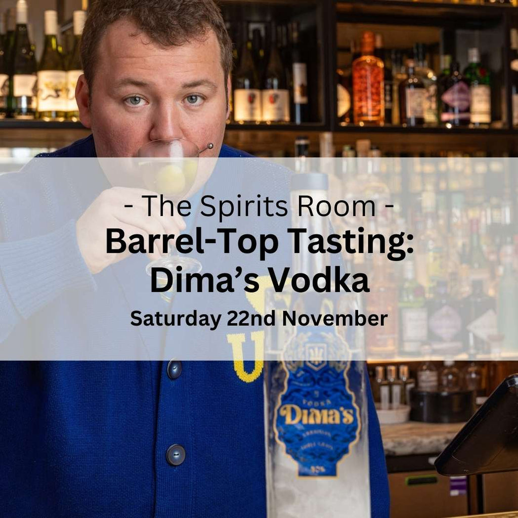 Barrel - Top Tasting: Dima's Vodka - Saturday 22nd November - Events - Caviste Wine