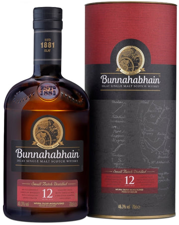Bunnahabhain 12 - Year - Old Islay Single Malt Scotch Whisky, 46.3% - Whisky - Caviste Wine