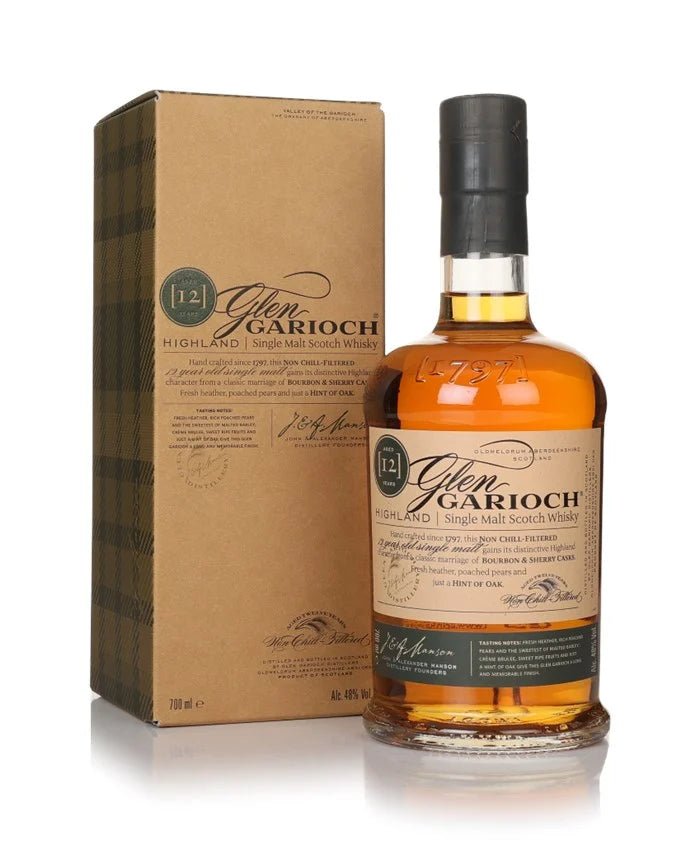 Glen Garioch 12 - Year - Old Highland Single Malt Scotch Whisky, 48% - Whisky - Caviste Wine