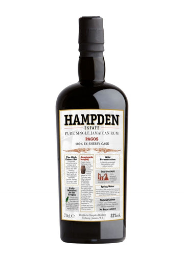 Hampden Estate Pagos Pure Single Jamaican Rum, 52% - Rum - Caviste Wine