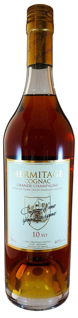 Hermitage 10 - Year - Old Grand Champagne Cognac - Brandy - Caviste Wine