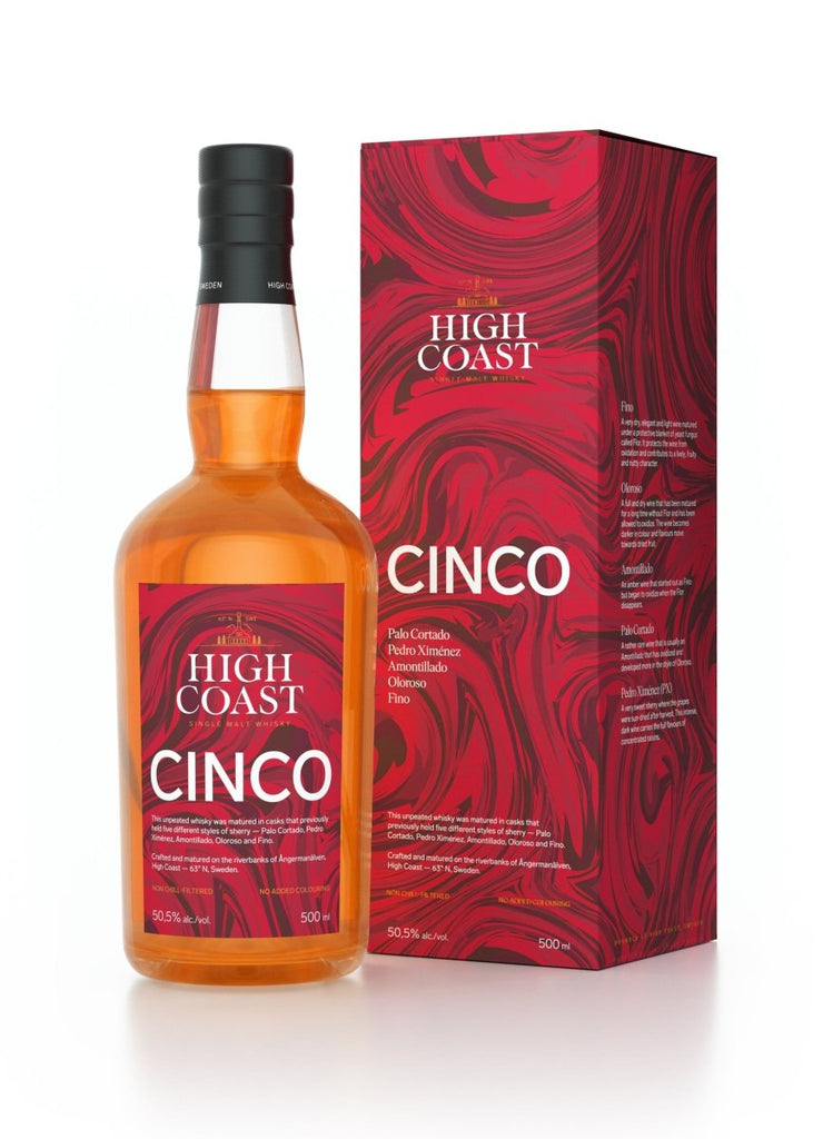 High Coast Cinco Swedish Whisky - Whisky - Caviste Wine