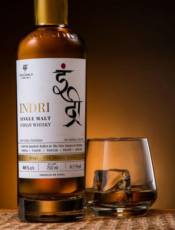 Indri Trini Single Malt Indian Whisky, 46% - Whisky - Caviste Wine