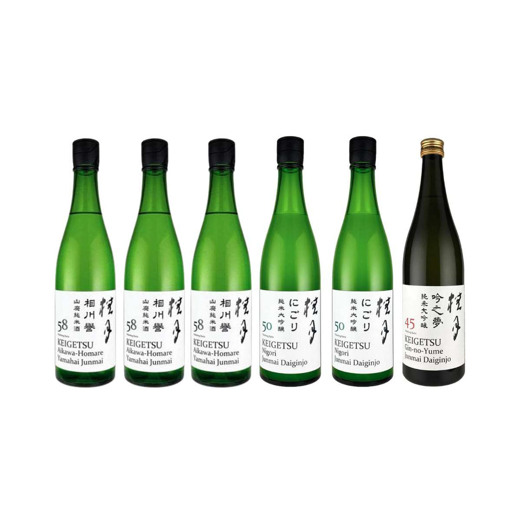 Keigetsu Sake Mix (Six Bottles) - Auction Case - Caviste Wine