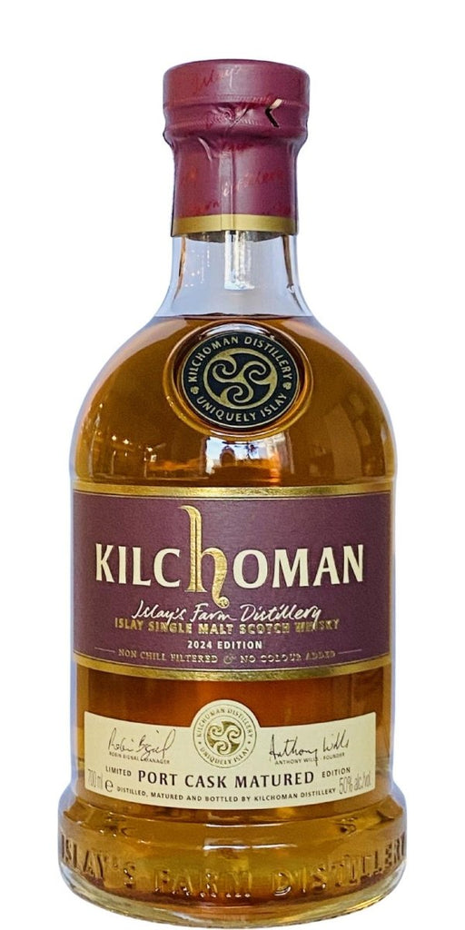 Kilchoman Port Cask 2024 Release Single Malt Whisky, 50% - Whisky - Caviste Wine