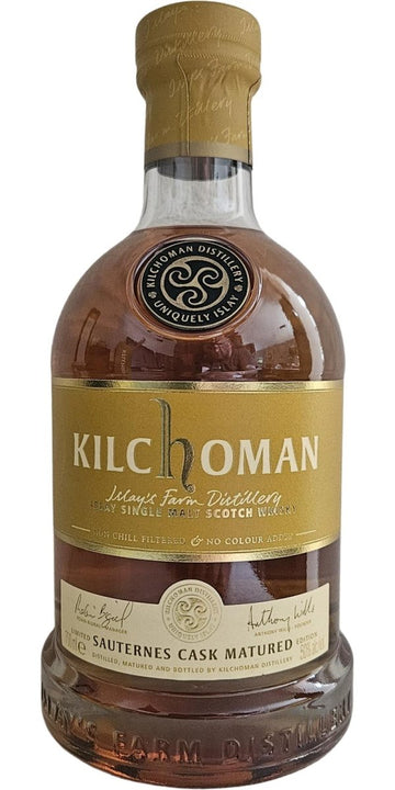 Kilchoman Sauternes Cask 2024 Release Single Malt Whisky, 50% - Whisky - Caviste Wine