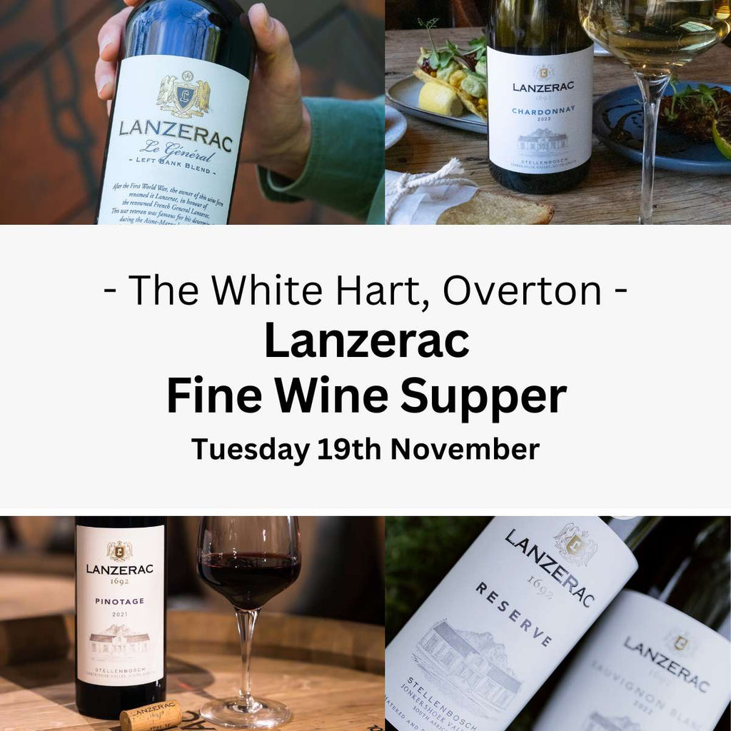 Lanzerac Fine Wine Dinner: Overton - Tuesday 19th November - Events - Caviste Wine