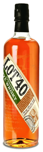 Lot 40 Dark Oak 100% Rye Canadian Whisky - Whisky - Caviste Wine