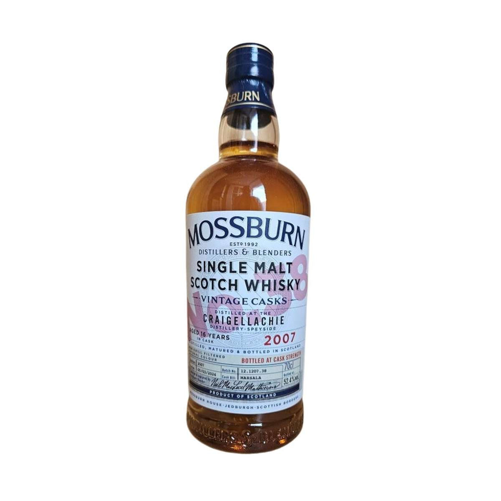 Mossburn Vintage Cask No.38 Craigellachie 2007 Whisky, 52.4% - Whisky - Caviste Wine