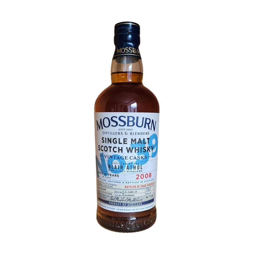 Mossburn Vintage Cask No.39 Blair Athol 2008 Whisky, 54.1% - Whisky - Caviste Wine