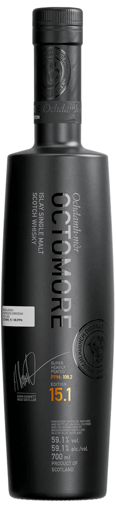 Octomore 15.1, Scottish Barley, Islay Single Malt Whisky, 59.1% - Whisky - Caviste Wine