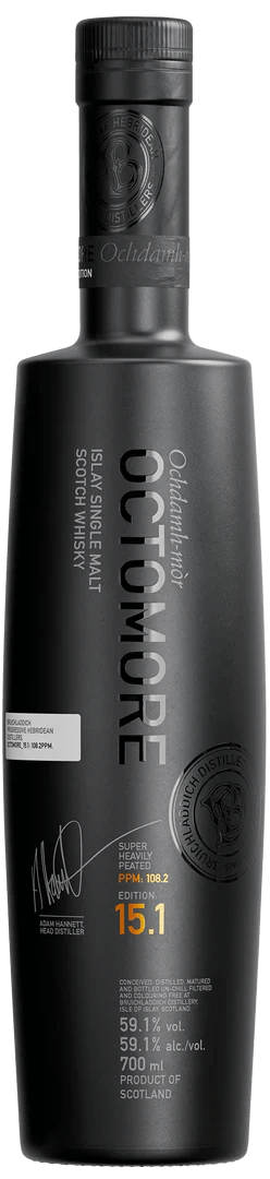 Octomore 15.1, Scottish Barley, Islay Single Malt Whisky, 59.1% - Whisky - Caviste Wine