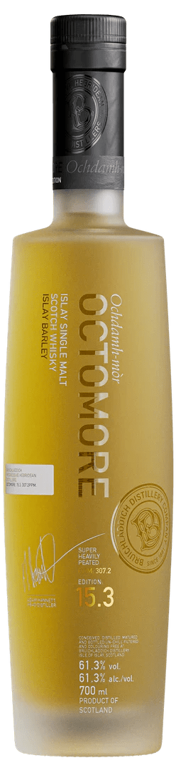 Octomore 15.3, Islay Barley, Islay Single Malt Whisky, 61.3% - Whisky - Caviste Wine