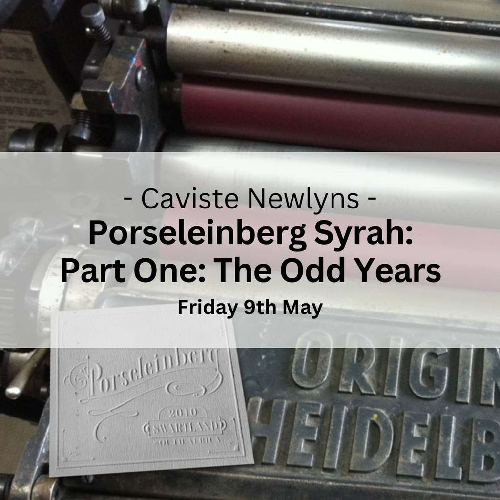 Porseleinberg Syrah and Steak Supper: The 'Odd' Vintages - Friday 23rd May - Events - Caviste Wine