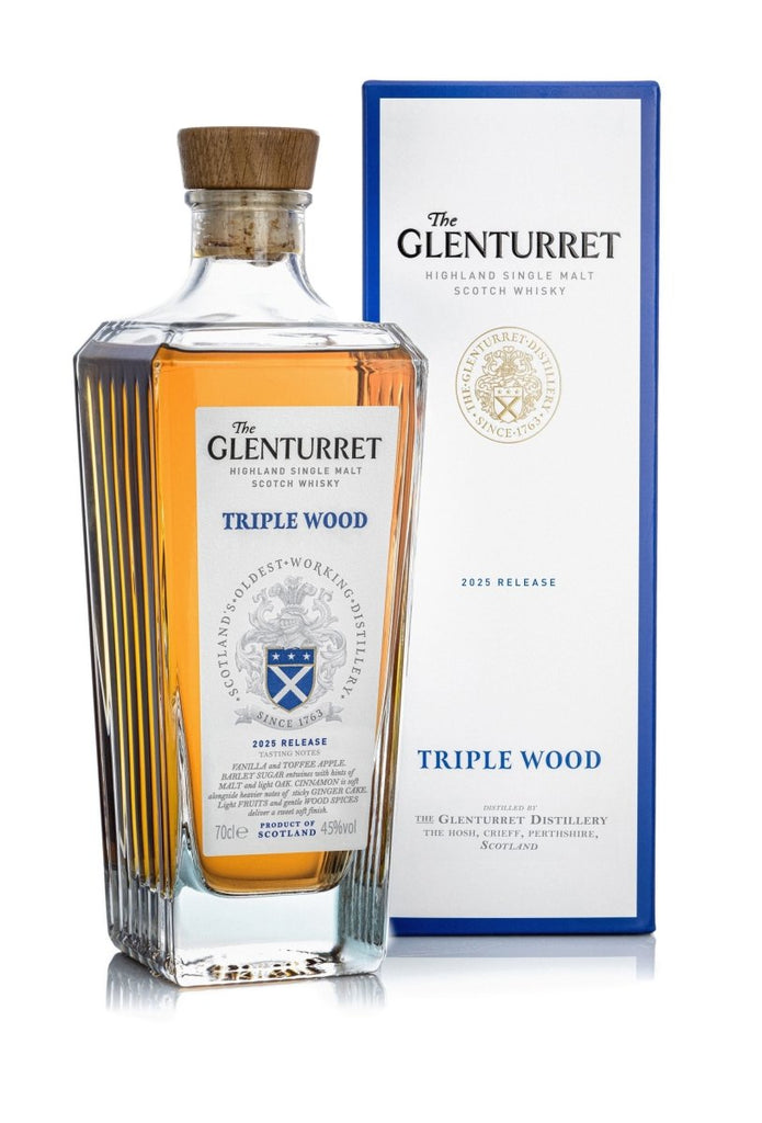 The Glenturret Triple Wood Single Malt Whisky (2025 Release), 45.0% - Whisky - Caviste Wine