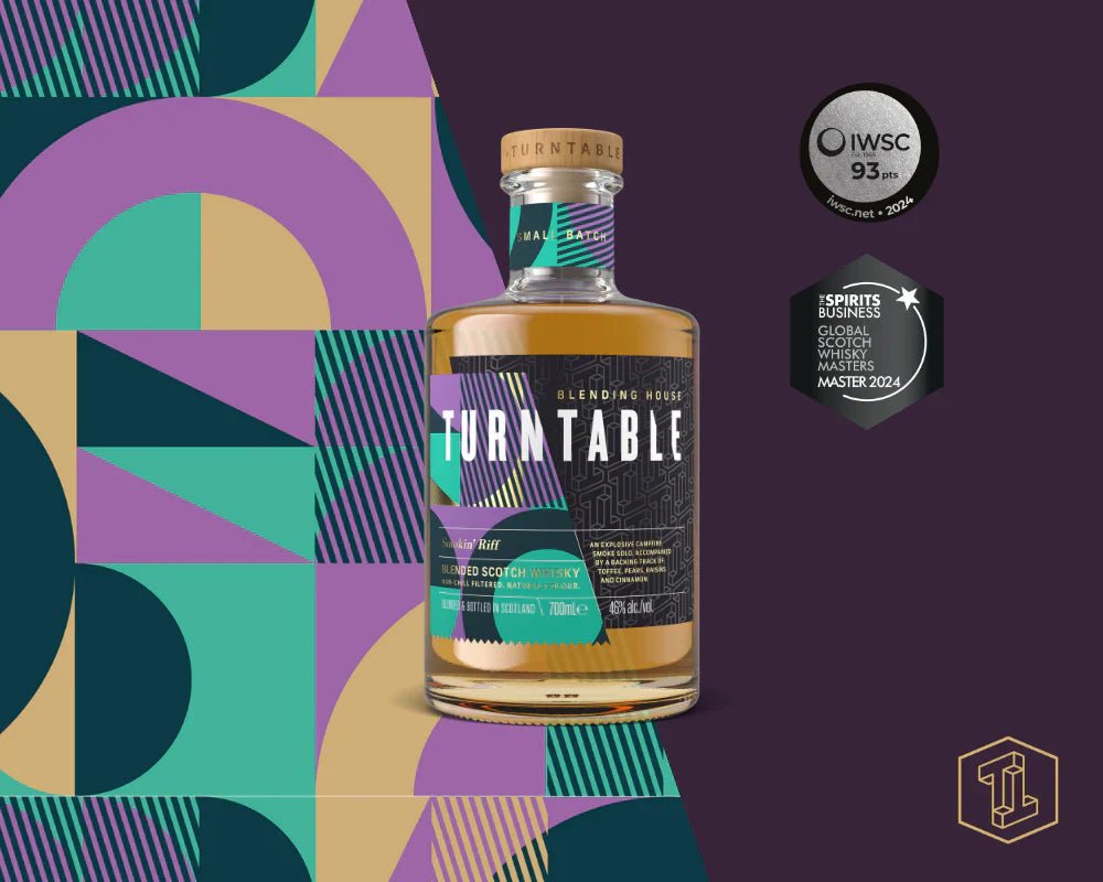 Turntable Smokin Riff - Blended Malt 46% ABV - Whisky - Caviste Wine