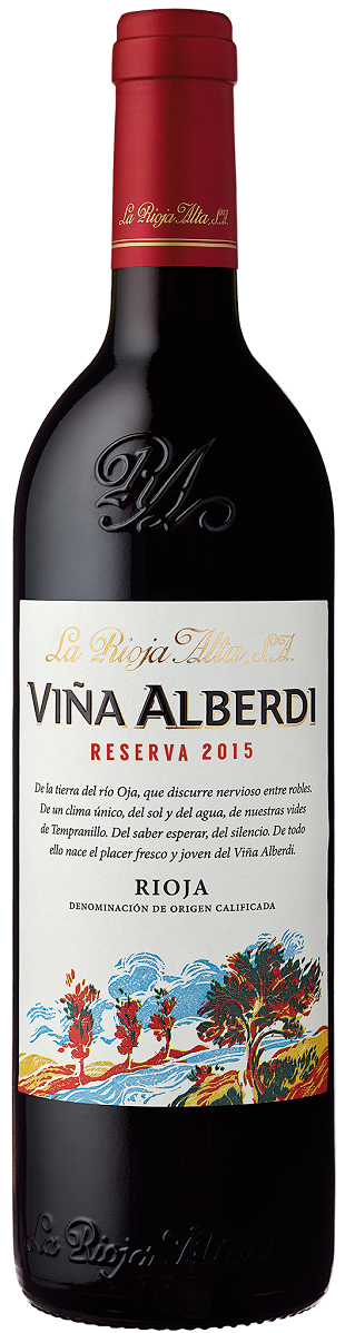 Bottle of 2020 Vina Alberdi Reserva