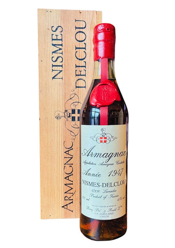 1947 Armagnac, J. Nismes-Delclou, 40% - Armagnac - Caviste Wine