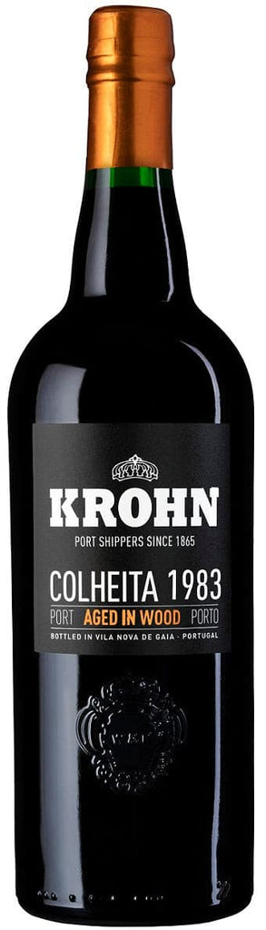 1983 Krohn Colheita Port (wooden box) - Caviste Wine