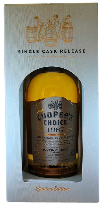 1987 Cooper's Choice Invergordon 30-Year-Old, Single Grain Scotch Whisky - Whisky - Caviste Wine