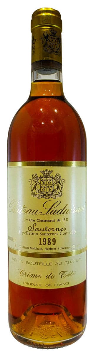 1989 Ch. Suduiraut Creme de Tete, Sauternes, France - Caviste Wine