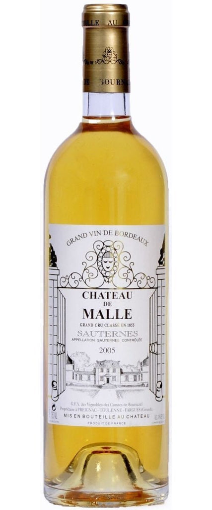 2005 Château de Malle 1/2 Bottle, Sauternes, France - Sweet - Caviste Wine