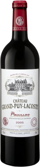 2005 Château Grand Puy Lacoste Pauillac - Red - Caviste Wine