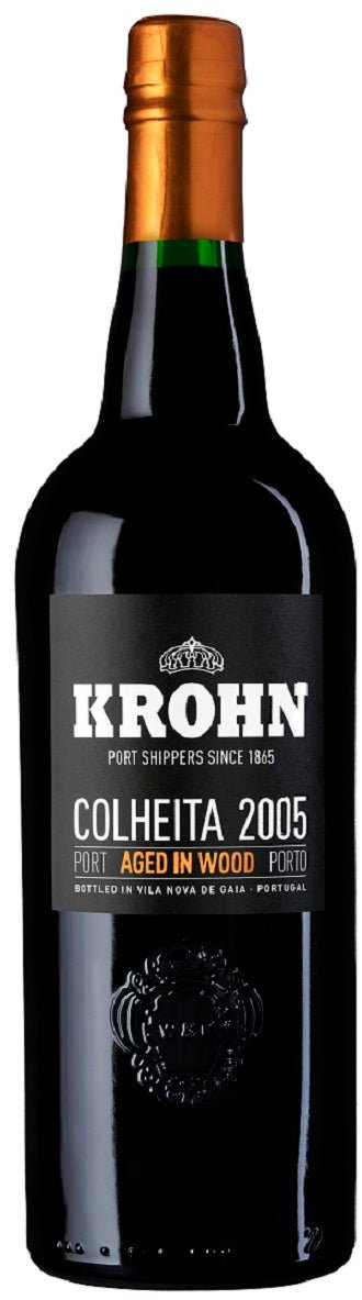 2005 Krohn Colheita Port (with wooden box) - Fortified - Caviste Wine