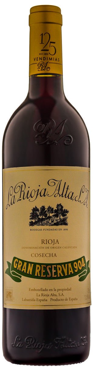 2009 La Rioja Alta Gran Reserva 904 Rioja - Red - Caviste Wine