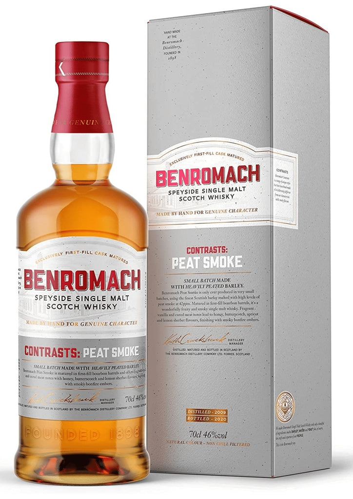 2012 Benromach Contrasts: Peat Smoke Sherry Cask, Speyside Single Malt Whisky - Whisky - Caviste Wine