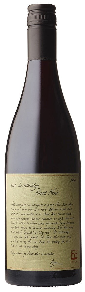 2013 Lethbridge Pinot Noir - Red - Caviste Wine
