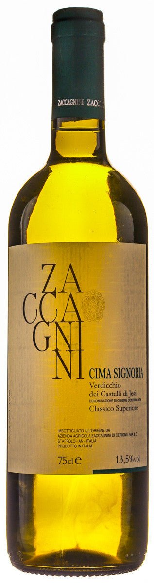 2015 Zaccagnini Verdicchio Cima Signoria - White - Caviste Wine