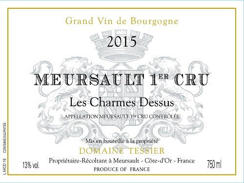2016 Arnaud Tessier Meursault Charmes Dessus - White - Caviste Wine