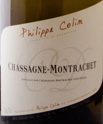 2016 Chassagne-Montrachet, Domaine Philippe Colin, Burgundy, France - White - Caviste Wine