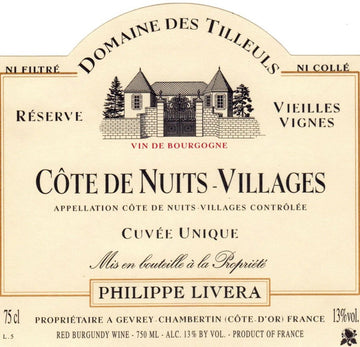 2016 Cotes de Nuits Villages, Domaine Philippe Livera, Burgundy, France - Red - Caviste Wine