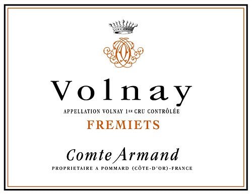 2016 Volnay 1er Cru Les Fremiets, Comte Armand, Burgundy, France - Red - Caviste Wine
