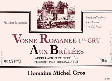2016 Vosne Romanee 1er Cru Les Brulees, Michel Gros, Burgundy, France - Red - Caviste Wine