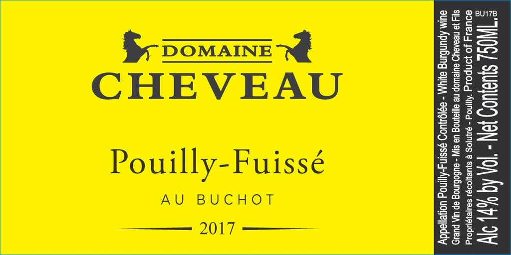 2018 Domaine Cheveau Pouilly-Fuissé 'Au Buchot' - White - Caviste Wine