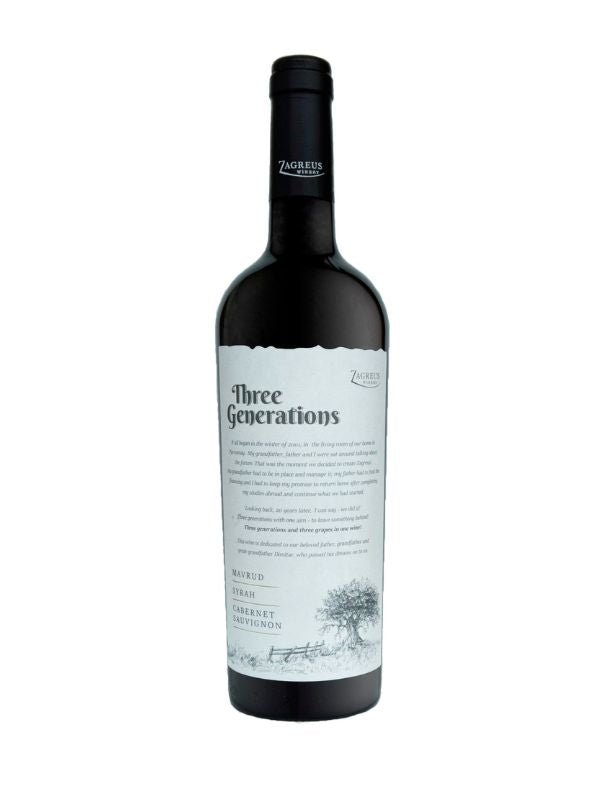 2019 Three Generations, Zagreus Winery - Red - Caviste Wine