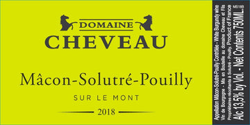 2020 Cheveau Mâcon-Solutré-Pouilly 'Sur Le Mont' - White - Caviste Wine