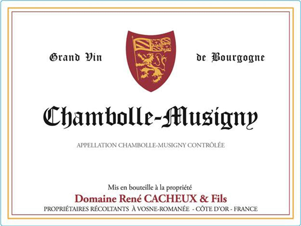 2020 Domaine René Cacheux Chambolle-Musígny - Red - Caviste Wine