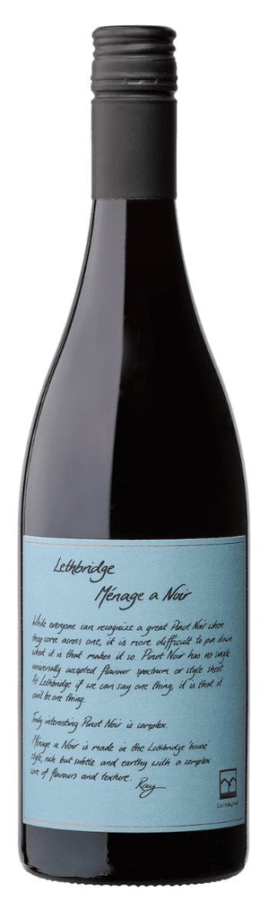 2020 Lethbridge Ménage a Noir Pinot Noir - Red - Caviste Wine