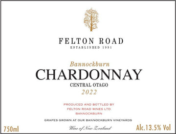 2022 Felton Road Bannockburn Chardonnay - White - Caviste Wine